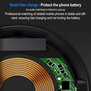964 10W Lightweight Portable Smart Wireless Charger(White)