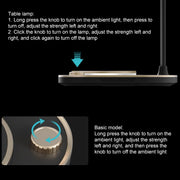 X3 15W 3 in 1 Wireless Charger, Table Lamp (Green)
