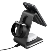 B17 3 in 1 Magnetic Wireless Vertical Charger (Black)