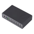 MFT-03Q 10 in 1 65W QC3.0 USB Smart Fast Charger, EU Plug(Black) - free shipping - PMC TechLife - Order now!