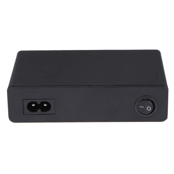 MFT-03Q 10 in 1 65W QC3.0 USB Smart Fast Charger, EU Plug(Black)