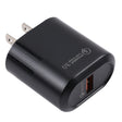 LZ-2117 18W QC3.0 3.1A USB Fast Charger, US Plug (Black) - USB Charger by PMC TechLife | Online Shopping South Africa | PMC TechLife | Buy Now Pay Later Mobicred