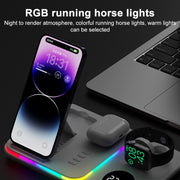 30W 4 in 1 Multifunctional Wireless Charger (White)