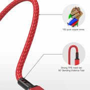 Orange Plug 3A 3 in 1 USB to Type-C / 8 Pin / Micro USB Fast Charging Cable, Cable Length: 1.2m(Silver)