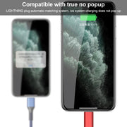 Orange Plug 3A 3 in 1 USB to Type-C / 8 Pin / Micro USB Fast Charging Cable, Cable Length: 1.2m(Silver)