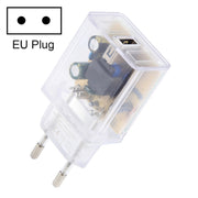 64-2 2A USB Transparent Charger, Specification: EU Plug
