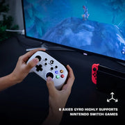 GameSir T4 Pro 2.4G Wireless Gamepad Game Controller with USB Receiver for PC / Switch / iOS / Android