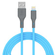 IVON CA78 2.4A 8 Pin Fast Charging Data Cable, Length: 1m (Blue) - Normal Style Cable by IVON | Online Shopping South Africa | PMC TechLife | Buy Now Pay Later Mobicred
