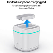 H32 15W 3 in 1 Magnetic Multifunctional Wireless Charger (White)