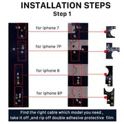 Home Button (3rd ) with Flex Cable (Not Supporting Fingerprint Identification) for iPhone 8 Plus / 7 Plus / 8 / 7(Silver)