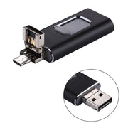 easyflash RQW-01B 3 in 1 USB 2.0 & 8 Pin & Micro USB 64GB Flash Drive(Black)