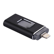 easyflash RQW-01B 3 in 1 USB 2.0 & 8 Pin & Micro USB 16GB Flash Drive(Black)
