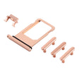 Card Tray + Volume Control Key + Power Button + Mute Switch Vibrator Key for iPhone 8 Plus(Gold) - iPhone 8 Plus Parts by PMc TechLife | Online Shopping South Africa | PMc TechLife | Buy Now Pay Later Mobicred