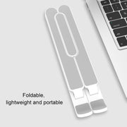 YMB1028 Portable Folding Desktop Holder Bracket for Laptop / Tablet(Black)