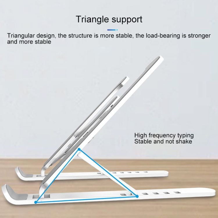 YMB1028 Portable Folding Desktop Holder Bracket for Laptop / Tablet(Black)