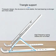 YMB1028 Portable Folding Desktop Holder Bracket for Laptop / Tablet(Black)