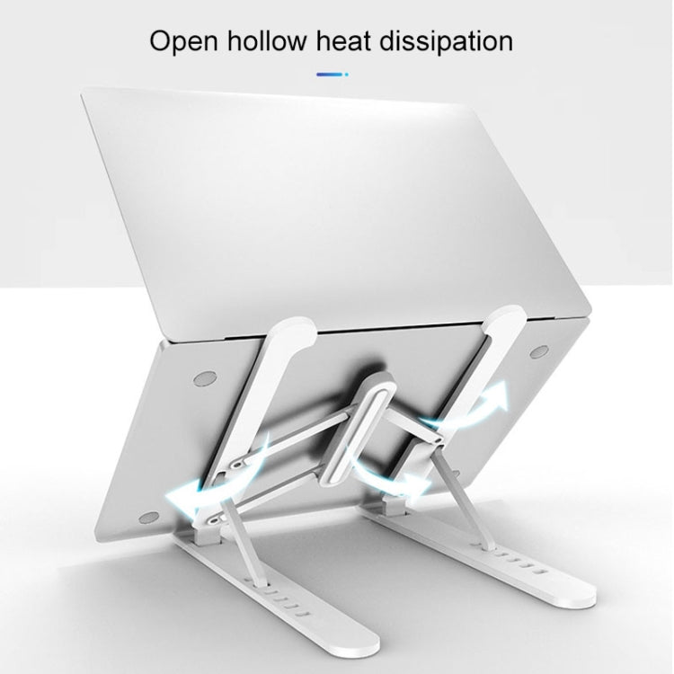 YMB1028 Portable Folding Desktop Holder Bracket for Laptop / Tablet(Black)