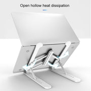 YMB1028 Portable Folding Desktop Holder Bracket for Laptop / Tablet(Black)