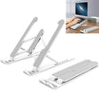 YMB1028 Portable Folding Desktop Holder Bracket for Laptop / Tablet(Silver) - MacBook Holder by PMC Jewellery | Online Shopping South Africa | PMC Jewellery | Buy Now Pay Later Mobicred