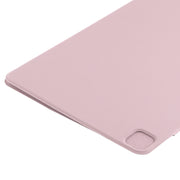 For iPad Air 13 2024 / Pro 12.9 2020 Double-sided Magnetic Flip PU Leather Tablet Case With Holder & Sleep / Wake-up Function(Rose Gold)