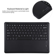 T129 Detachable Bluetooth Black Keyboard Microfiber Leather Tablet Case for iPad Pro 12.9 inch (2020), with Holder (Dark Green)