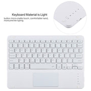 TG11BCS Detachable Bluetooth White Keyboard Microfiber Leather Tablet Case for iPad Pro 11 inch (2020), with Backlight & Touchpad & Pen Slot & Holder (Green)