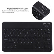 TG11BS Detachable Bluetooth Black Keyboard + Microfiber Leather Tablet Case for iPad Pro 11 inch (2020), with Backlight & Pen Slot & Holder(Orange)
