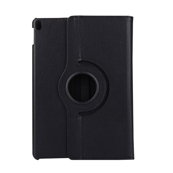 Litchi Texture 360 Degree Spin Multi-function Horizontal Flip Leather Protective Case with Holder for iPad Pro 10.5 inch / iPad Air (2019) (Black)