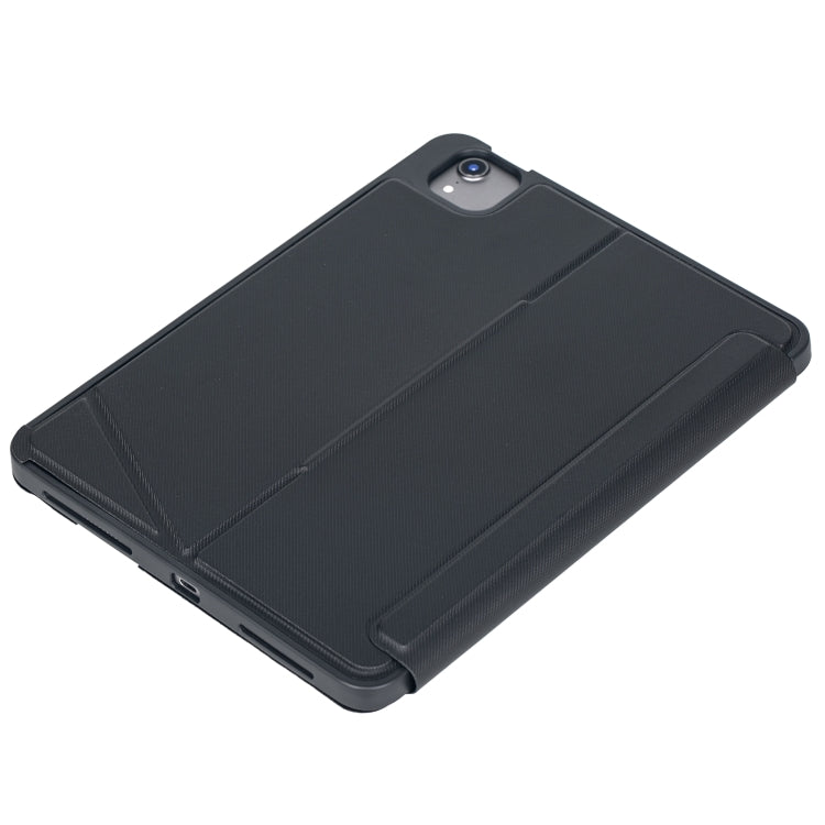 T11-AS For iPad Air 11 2025 / Air 5 / 4 10.9 / Pro 11 2022&2021&2020&2018 Touch Backlight Split Type Bluetooth Keyboard Leather Case