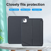 T11-AS For iPad Air 11 2025 / Air 5 / 4 10.9 / Pro 11 2022&2021&2020&2018 Touch Backlight Split Type Bluetooth Keyboard Leather Case