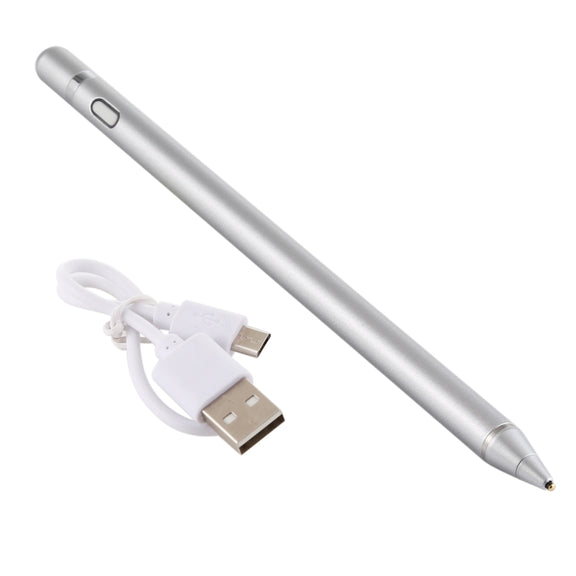 Active Capacitive Stylus for iPod touch / iPad mini & Air & Pro / iPhone(Silver)