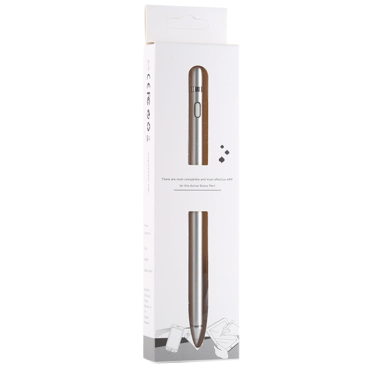 Active Capacitive Stylus for iPod touch / iPad mini & Air & Pro / iPhone(Silver)