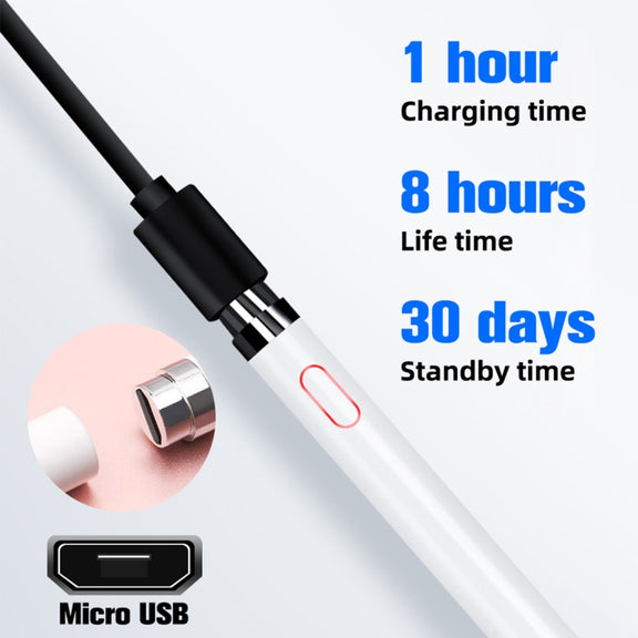 Active Capacitive Stylus for iPod touch / iPad mini & Air & Pro / iPhone(Silver)