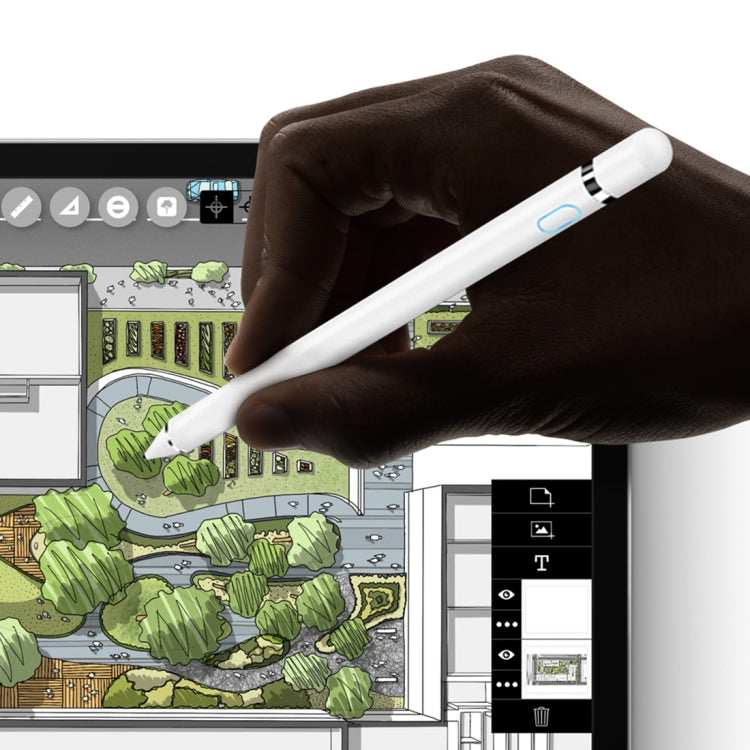Active Capacitive Stylus for iPod touch / iPad mini & Air & Pro / iPhone(Silver)