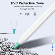 8 PCS Non-slip Mute Wear-resistant Nib Cover for Apple Pencil 1 / 2(Dark Blue)