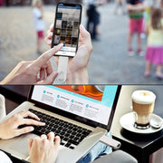 S29 3 in 1 32GB Micro USB + USB + 8 Pin Interface Metal Twister Flash Disk(Silver)