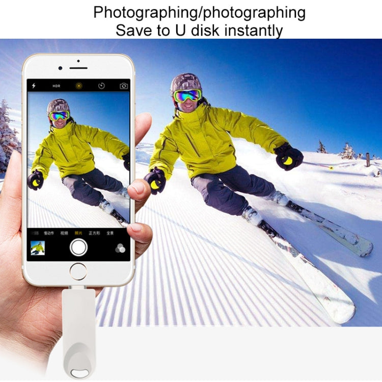 S29 3 in 1 64GB Micro USB + USB + 8 Pin Interface Metal Twister Flash Disk(Silver)