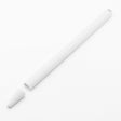 Stylus Pen Silica Gel Shockproof Protective Case for Apple Pencil 2 (White) - Pencil Accessories by PMC Jewellery | Online Shopping South Africa | PMC Jewellery | Buy Now Pay Later Mobicred