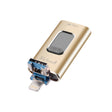 Richwell 3 in 1 64G Type-C + 8 Pin + USB 3.0 Metal Push-pull Flash Disk with OTG Function(Gold) - free shipping - PMC TechLife - Order now!