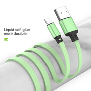 3.5A Liquid Silicone 3 in 1 USB to USB-C / Type-C + 8Pin + Micro USB Retractable Data Syn Charging Cable (Red)