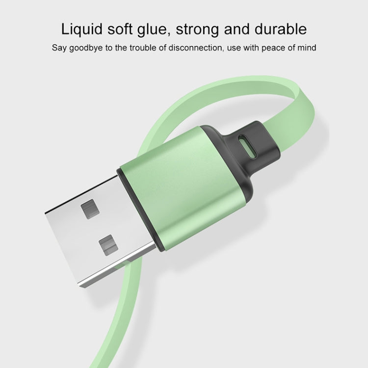 3.5A Liquid Silicone 3 in 1 USB to USB-C / Type-C + 8Pin + Micro USB Retractable Data Syn Charging Cable (Red)