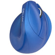 DELUX M618 Mini 2.4G Wireless 2400DPI USB Rechargeable Ergonomic Vertical Mouse (Blue) - Wireless Mice by DELUX | Online Shopping South Africa | PMC TechLife | Buy Now Pay Later Mobicred