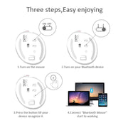 DELUX M618 Mini 2.4G Wireless 2400DPI USB Rechargeable Ergonomic Vertical Mouse (Blue)