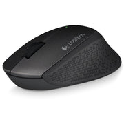 Logitech MK345 Wireless Full-size Keyboard + 2.4GHz 1000DPI Wireless Optical Mouse Set with Nano Receiver(Black)
