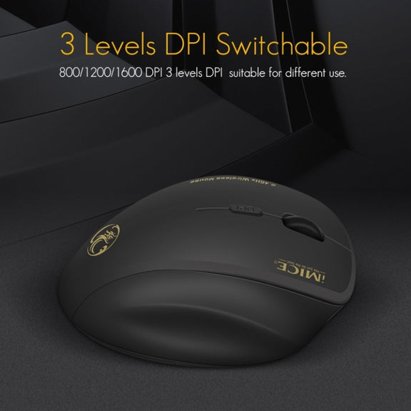 iMICE G6 Wireless Mouse 2.4G Office Mouse 6-button Gaming Mouse(Red)