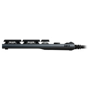 Logitech G813 RGB Mechanical Wired Gaming Keyboard (GL-Linear), Length: 1.8m
