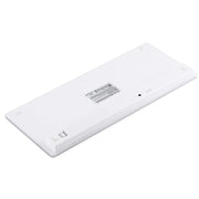WB-8022 Ultra-thin Wireless Bluetooth Keyboard, German Keys(Silver)