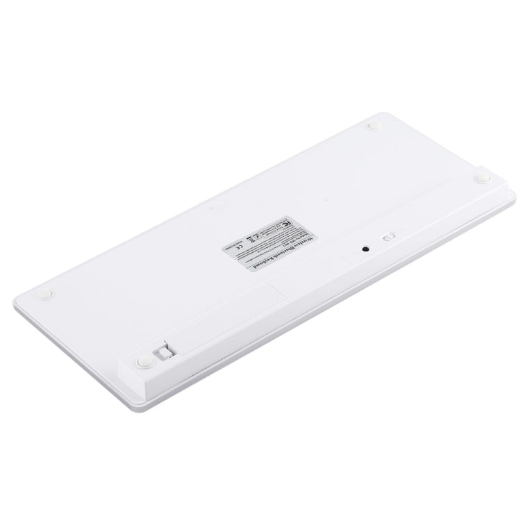 WB-8022 Ultra-thin Wireless Bluetooth Keyboard for iPad, Samsung, Huawei, Xiaomi, Tablet PCs or Smartphones, Ko Language Keys(Silver)