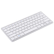WB-8022 Ultra-thin Wireless Bluetooth Keyboard, Portuguese Keys(Silver)