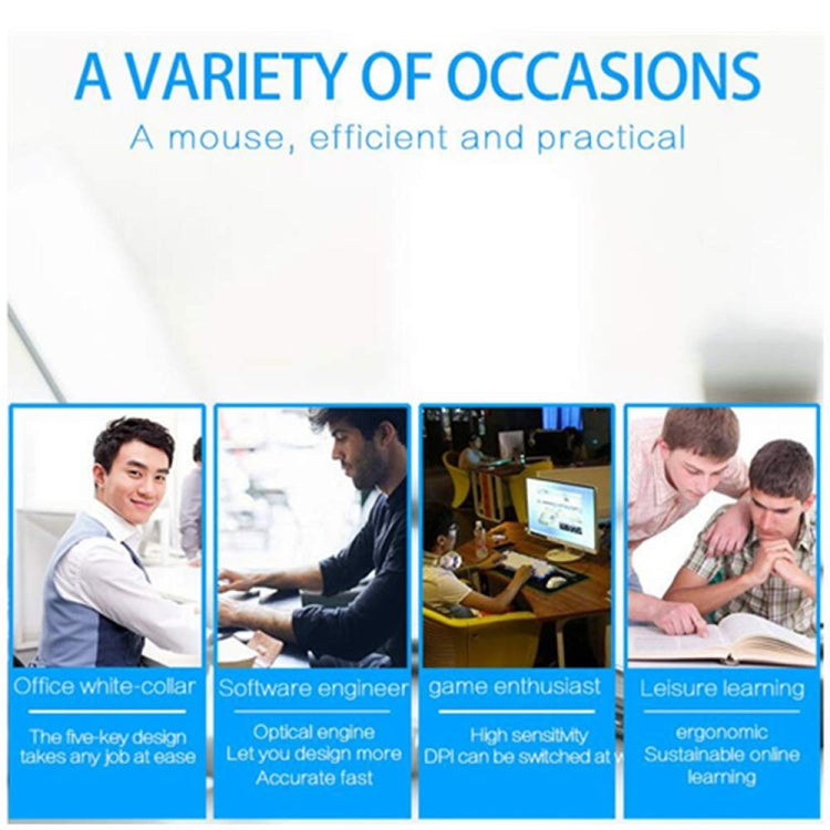CM0093 Rechargeable Version 2.4GHz Three-button Wireless Optical Mouse Vertical Mouse for Left-hand, Resolution: 1000DPI / 1200DPI / 1600DPI(Black)